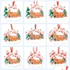 Kerstversiering Klassieke Sneeuwpop Boom Geel Huis Ornamenten Diy Handgeschreven Groeten Hars Hanger Kerst Drop Levering Thuis Gard Dh7Dm