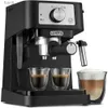 Koffiezetapparaten Handleiding Espressomachine Koffiezetapparaat Latte Cappuccino Maker Roestvrij staal Melkopschuimkan Keukenapparatuur Thuis YQ240122