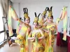 Stage Wear Dunhuang Flying Vêtements Manches Robe Chang'e Moon Dance Costume Folk Song Party