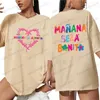 T-shirt da donna Karol G Bichota O-Collo T-shirt in cotone Uomo Donna Casual Manica corta Tees Tops Streetwear Oversize Plus Size top tee T240122