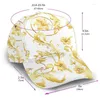 Bola bonés Noisydesigns luxo ouro floral impressão branco boné de beisebol unisex chapéu mulheres homens ao ar livre ajustável casal snapback osso