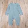 Född hemkläder Baby Boy Romper Cotton Girl Jumpsuits Vårdräkter från 0 till 3 6 18 24 Månader Overall Bodysuit Onesie 240119