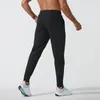 Mens Jogger Long Outdoor Pants Sport Yoga Outfut Quick Dry DrawString Gym Pockets Sweatpants Trosers Män Casual Outdoors Elastic Midje Fitness