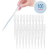 Bouteilles de stockage 100 pcs/lot 3ML capacité jetable en plastique compte-gouttes ensemble transfert Pipettes graduées calibrées