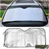 Car Sunshade Applied Foldable Windshield Visor Er Block Front Rear Window Protect Film Sunsn Drop Delivery Automobiles Motorcycles Int Dhkwg