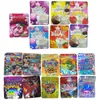 Holographic Empty Mylar Bag 3.5g Plasitc Package Laser Storage Resealable Zipper With Cartoon Design Plastic Pouch