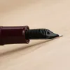 Majohn P136 Penna stilografica in resina con pistone in metallo e rame 20 Inchiostri Windows EFFMF Pennino piatto Materiale scolastico per ufficio Penna regalo per scrittura con inchiostro 240119
