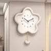 Wall Clocks Bedroom Clock Mechanical Hanging Girl Childrens Modern Silent Room Reloj De Pared Home Decoration Accessories