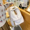 Schultaschen -Rucksack für Frauen, die mit fester Farbe mit mittlerer und hoher Schüler eingerüstet sind, einfache Kapazität