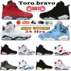 Toro bravo 6s basketbalschoenen voor heren 6 Cool Grey Chrome Black cat Infrared universiteitsblauw middernacht navy Washed Denim DMP Bordeaux elektrisch groene damessneakers