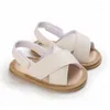 Sandały 2024 Moda moda urodzona niemowlę dzieci księżniczki butów bowknot maluch lato pu non-slip 0-18m