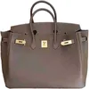 Platinum Bag Cowhide Designer Handbags Togo Litchi Pattern Leather Fashion Commuter Mother Tot Large Capacity Portable Women's EJOZ