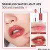 LIGLIS GLISS GLOW Crystal galaretka nawilżająca śliwkowa lipgloss odcień długotrwały odżywczy makijaż y pulchne zabarwione dostarczanie makijażu