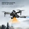 K10 Max Optical Flow ، HD Three-Cameras ، Mini Remote Control Drone ، 360 ° تجنب عقبة ذكي ، وضع WiFi FPV غير القابل للطي Quadcopter UAV