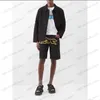 Men's Shorts Hip Hop Flying Dog Pattern Streetwear Vintage JNCO Shorts Men's Baggy Denim Athletic Shorts Gothic Basketball Shorts Y2K T240122