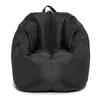 Big Joe Joey Bean Bag Cadeira Nylon Poliéster Crianças/Adolescentes 2,5 pés Cadeira Blackbag com enchimento de saco de feijão sofá 240118