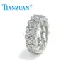 Tian Zuan – bijoux fins en argent 925, bague cubaine spéciale, bague en pierres précieuses Moissanite, bague en argent populaire