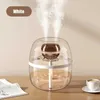 Humidificateurs K30 humidificateur domestique veilleuse 2in1 entièrement Transparent Double pulvérisation brouillard 3 couleurs 3L grande capacité Table humidificateur Portable YQ240122