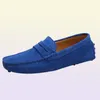 Men de mocassins en cuir décontracté en cuir noir massif mocassins gommino grenan slip on mec mots chores mâles mods mâle big4320737