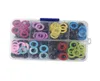 80pcs 1012mm Mix Farbe glänzende Glitzer Augen Sicherheit Puppenspielzeug Plüsch -Spielzeugpuppen Augen für Amigurumi Häkeln Stuffe3382282