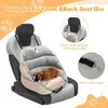 Porte-chien, siège de voiture pour chiot, poignée confortable avec laisse, sécurité pour animaux de compagnie, pour grands chats, chaton, petits et moyens chiens, accessoires