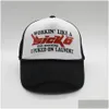 Snapbacks Ian Connor Sicko Шляпа дальнобойщика American Retro Truck Бейсбольная кепка Atlanta Trend Street Скейтборд с изогнутыми полями 230322 Drop Deliv Otulg