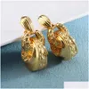Set di gioielli Dubai Colore oro per le donne Regali nuziali africani Collana Orecchini Gioielli 221119 Consegna a domicilio Dhlid