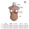 Kostymtillbehör xl storlek silikon bildar bröstplattor bröst cde cup falska bröstkosplay