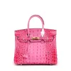 Aabirdkin Designer Totes Bag Alligator Simple Leather Cowhide Женская сумка N009