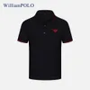 Polo à manches courtes pour hommes, empereur britannique Paul, couleur unie, revers, marque de luxe, t-shirt 35434