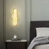 Wall Lamp Copper Bedroom Bedside Minimalist Creative El Stairs Villa Corridor Living Room Light Bulb