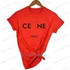 Camiseta feminina moda camiseta aposta impressão algodão manga curta camiseta marca de luxo roupas femininas plus size respirável manga curta t240122