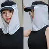 Scarves UV Protection For Women Silk Scarf Cap Mask Face Men Sunscreen Veil Anti-uv Cover
