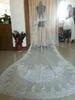 فاخرة جديدة حقيقية الزفاف حجاب 3M حجاب الزمن الدانتيل بلورات 2T طول الكاتدرائية حجاب الزفاف حجاب الزفاف المصنوع في الصين 8988636