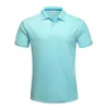 Puste suche dopasowanie koszule golfowe mężczyzn oddychający poliester szybki suchy koszulka polo unisex sportowy kołnierz T-shirt Polos Polos pour hommes