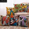 Drop statek bawełniany płótno haftowa okładka Picasso poduszka na poduszkę wystrój domu poduszka dekoracyjna poduszka poduszka szam 45cm 29613278