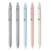 Creative Signing Pens Spring Touch Plastic Shell Frosted Handle Ink Stationery Ballpoint School Supplies