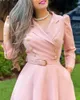 Casual Dresses Belt Party Long Dress Women Night Pink High Waist Dance Wedding Prom Bridesmaid Maxi Y2k Spring Autumn Vestidos