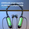 携帯電話イヤホン10000MAH 10000HoursプレーバックワイヤレスBluetoothイヤホン磁気スポーツヘッドセットネックバンドスポーツノイズリダクションYQ240120