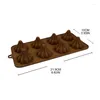 Bakvormen 8 Gaten Conische Vormige Siliconen Fondant Mallen Chocolade Schimmel DIY Hand Maken Tool Materiaal Y5GB