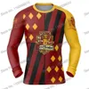 Bär Harries Gryffindor Slytherin Diving Shirt Tight Long Sleeve Rash Guard Badkläder Män UV -skydd Surfkläder Beach Floatsuit