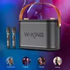 Conférenciers Wking H10 Portable Bluetooth haut-parleur Microphone Wireless Theatre 3d Karaoke Music Home Stéréo Subwoofer 22500 MAH Apple Music