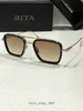 Diseñador de gafas de sol de moda para mujeres y hombres, tienda en línea FLLIGHT 006 DITA, gafas de sol Estrella de Hollywood, proceso de chapado en oro de 18 quilates, ultraclaro