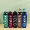 water bottle 1 Liter Water Bottle Change Color Sport Water Bottle Leakproof Bottles Drinking Outdoor Travel Gym Fitness Jugs Kitchen Big Cups 240122