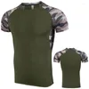 T-shirts pour hommes VOLALO marque chemise d'été militaire Camouflage mode col rond à manches courtes t-shirts homme T-Shirt mince hauts