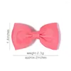 Hair Accessories 10 PCS/Set Small Solid Bow For Children Kid Grosgrain Ribbon Bows With Clips Girls Headwear DIY Gift