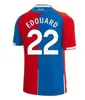 23 24 24 Kryształowe koszulki piłkarskie 2023 2024 Zaha Eze J.ayew Palace Home Top Football Shirt Zestaw Benkae Schlupp Franca Mateta Edouard Gallagher Jersey Mundurs