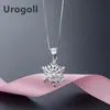 Necklaces Fashion Real 925 Sterling Silver Necklaces For Women Christmas Snowflake Pendant Necklaces Chain For Women Girl Jewelry