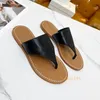 Paris flat slippers embossed genuine leather insole sandals open toes shoes classics luxury designer for women holiday casual flip flops slide