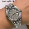 Ap Moissanite Orologi da uomo Automatici Vvs Diamanti argento Superamento del test Movimento automatico Vs Orologi da polso da donna di fabbrica Orologio da polso da donna da 40 mm De Luxe